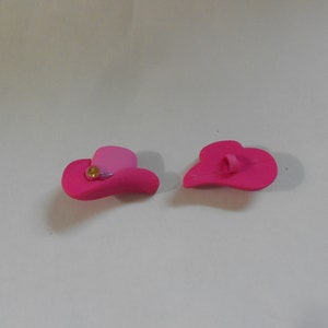 Bottone originale - CAPPELLO DA COWBOY - Rosa 1"