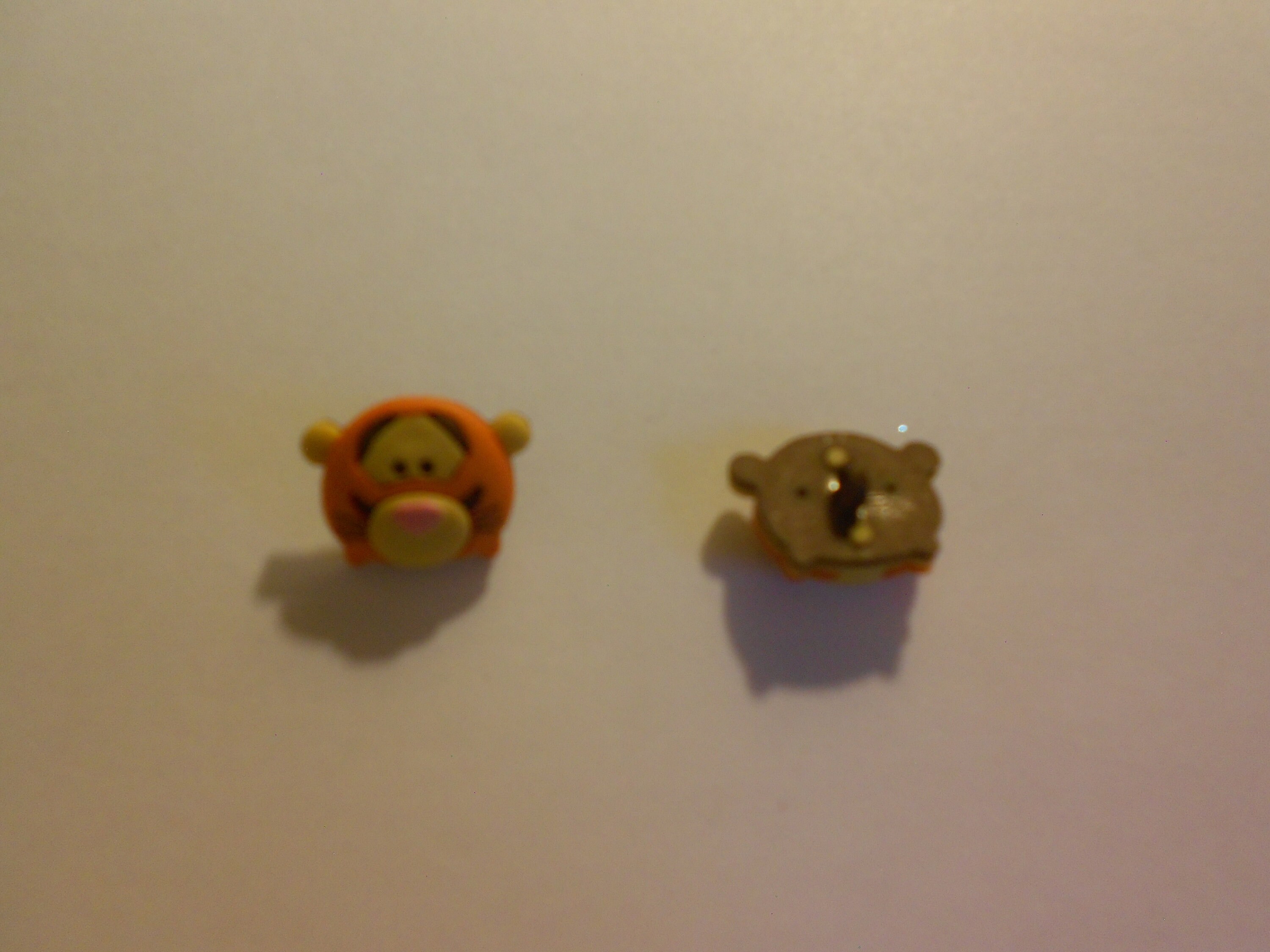 Novelty Button - Tsum Tsum Tigger 7/8"