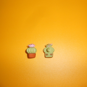 Nieuwigheid Knop - CACTUS IN POT 3/4&quot;