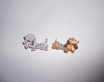 Novelty Button - SLINKY (Toy Story)  1 3/4"