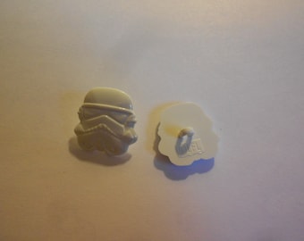 Novelty Button - Star Wars - STORM TROOPER  7/8&quot;