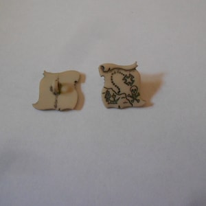 Bouton fantaisie - PIRATES - carte au trésor 3/4"