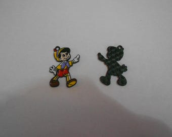 Vintage 925 Sterling Silver Disney Pinocchio Charm Pendant