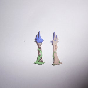 Novelty Button - Castle Turret (from Tangled)  1 7/8&quot;