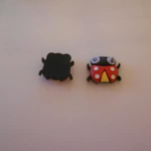 FlatBack o Abbellimento - OCCHI DI INSETTO - Coccinella 7/8""