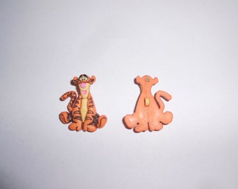 Novelty Button - TIGGER  1 1/4&quot;