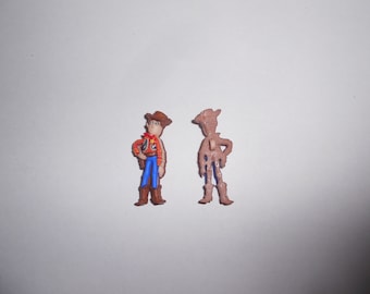 Novelty Button - WOODY (Toy Story)  1 3/4&quot;