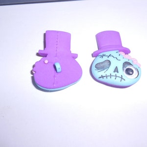 Novelty Button - Super Freak - TOP HAT BRAIN 1 1/2&quot;