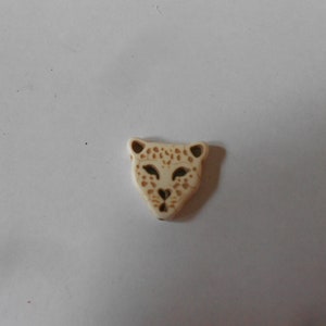 Perlina - Pietra TESTA DI LEONE - Bianca 21 mm
