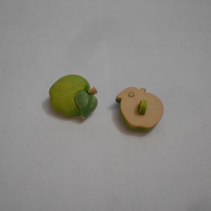 Botón Novedad - MANZANA VERDE 3/4&quot;