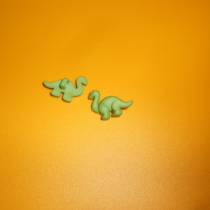 Botón de Novedad - BRONTOSAURUS - Verde claro 1&quot;