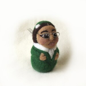 Rosa Parks Nadel gefilzte Shero Skulptur Filzfigurine