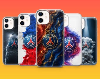 PSG Phone Case Paris Saint Ligue 1 Paris Fans Cover for iPhone 17Pro,16,15,14,13, 12, Samsung S26, S25, S24, S23Fe, A16, A56, Pixel 10, 9Pro