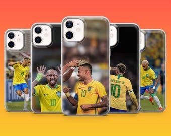 Neymar Jr Phone Case Brazil Soccer Neymar Fan gift Cover for iPhone 17Pro,16,15,14,13,12, Samsung S26, S25,S24,S23Fe,A16,A56,Pixel 10, 9Pro