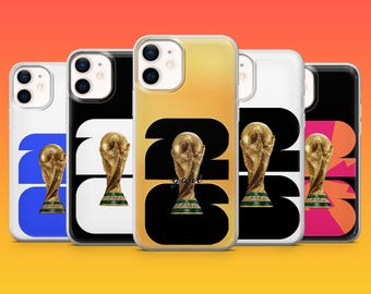 World Cup 2026 Phone Case Soccer World Cup Fan Cover for iPhone 17Pro,16,15,14,13,12, Samsung S26, S25, S24, S23Fe, A16, A56, Pixel 10, 9Pro
