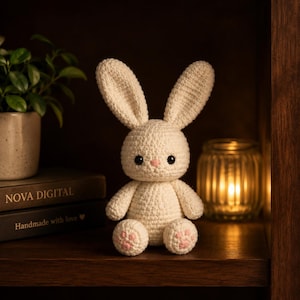 Patrón de ganchillo para osito de peluche, tutorial de amigurumi (descarga en PDF) Regalo para ella