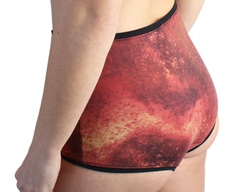 Unterhose Universum hohe Taille, Damen Slip, Unterwäsche Galaxie, Hipster Schlüpfer Frau, Schlüpfer Muster Hose, Mädchen Undie, Yoga Tanz