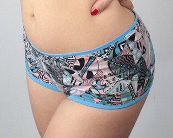 Underpants ethno pattern cotton, women's panties, underwear, hipster, panties pattern, girls undie