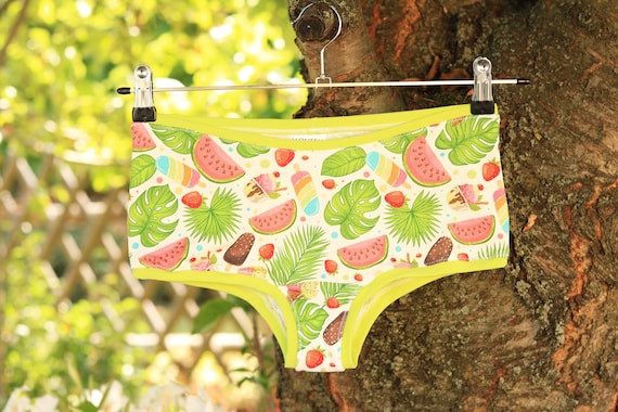 Girls Underpants, Cute Underwear, Womens Undies, Woman Hipster