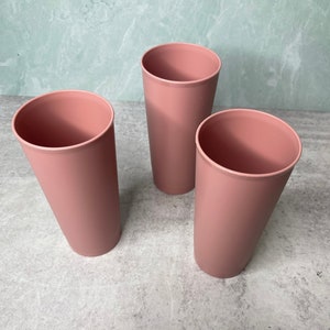 Tupperware 2413 Pastel Stacking J Tumblers 18 Oz Set of 4 - Ruby Lane