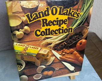 Vintage 1980s Land O Lakes Recipe Collection 3-ring binder cookbook
