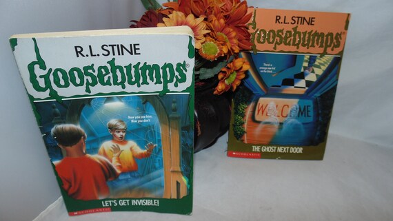 Vintage R L Stine Goosebumps Books 1993 Let S Get Invisible The Ghost Next Door Pb