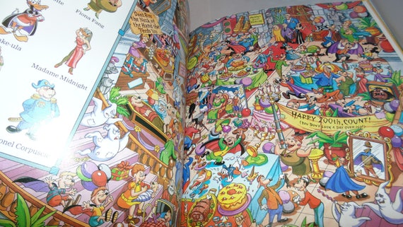 Vintage 1993 Walt Disney's Goofy and Friends Look and Find Book