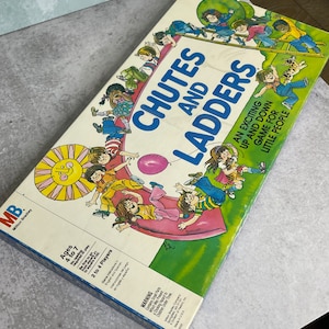 Vintage Chutes and Ladders Milton Bradley 1979 Complete with Game Pieces!