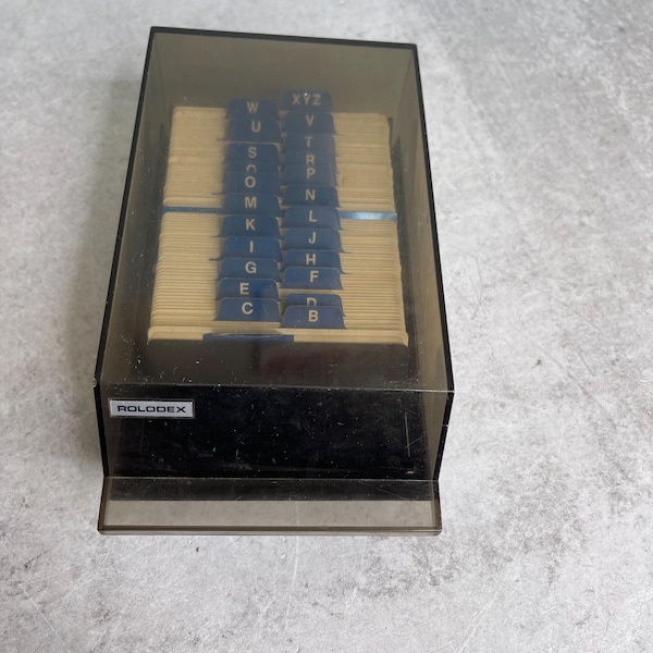 Phone Rolodex Phone Number Rolodex - Etsy