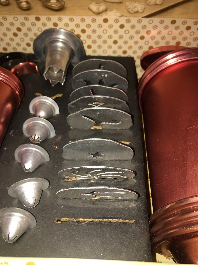 Vintage Sears Cooky Press Cookie Cake Decorator Pastry spritz Etsy