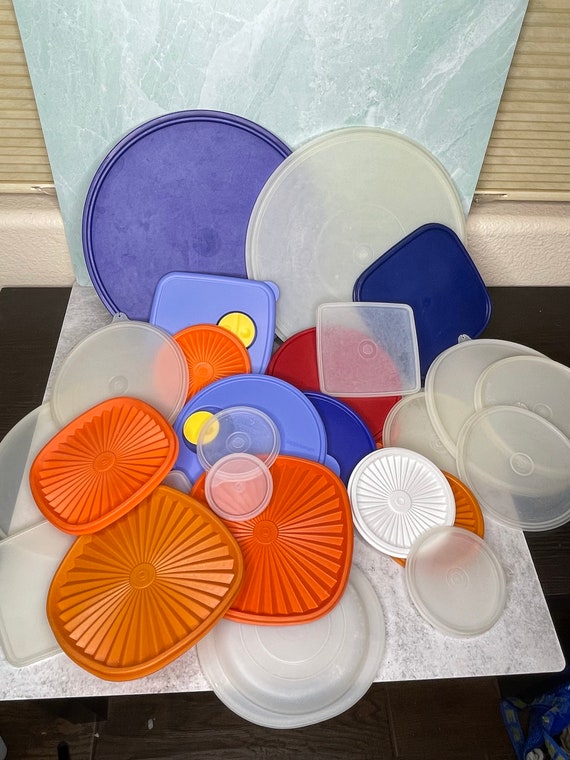 Vintage Tupperware Replacement Lids... Choose Your Lid... Wide Etsy