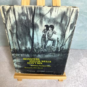 Vintage 1976 Weekly Reader Monsters and oil Wells Don&#39;t mix book Wilma Pitchford Hays