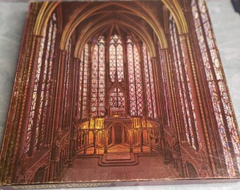 Rare Vintage 1971 Eaton Interior of Sainte-Chapelle Paris jigsaw puzzle 500+ pcs