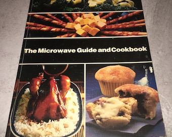 Vintage 1986 The Microwave Guide and Cookbook general electric Softcover book