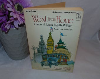 Vintage 1976 PB Laura Ingalls Wilder West From Home Letters