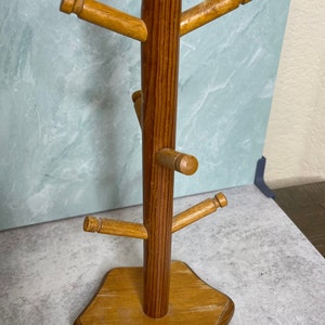 Vintage Kamenstein Wood Coffee Mug Rack Holder Organizer - Etsy