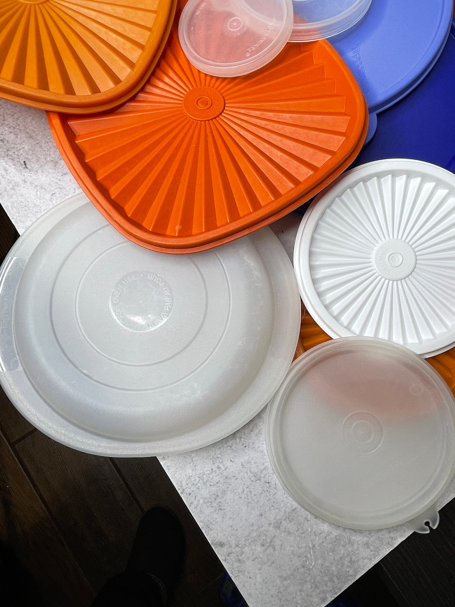Vintage Tupperware Replacement Lids... Choose Your Lid... Wide Etsy