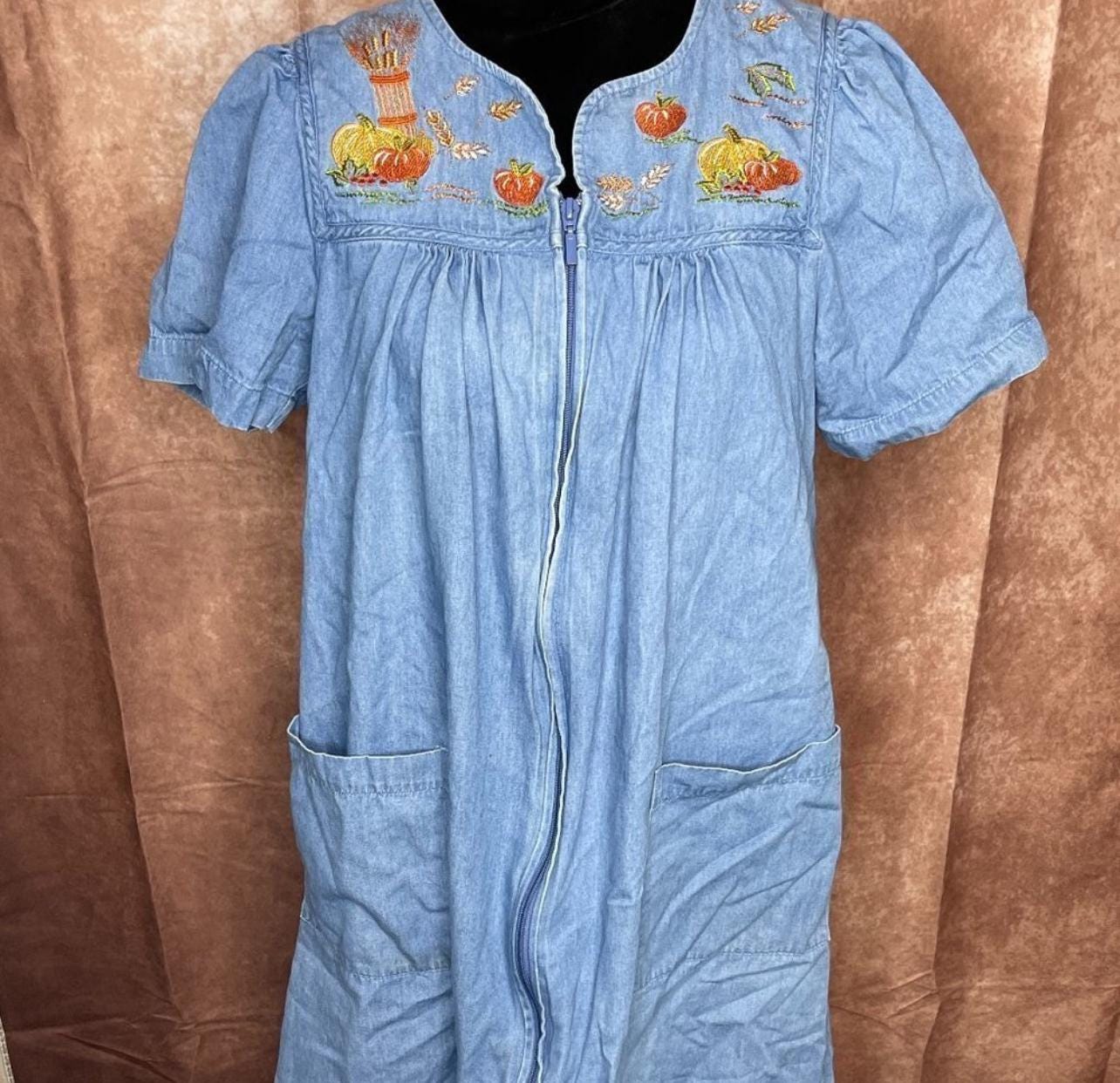 Denim Patio Dress Etsy