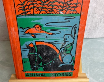 Vintage 1952 Animal Stories book by Edward and Marguerite Dolch illustrated hardcover