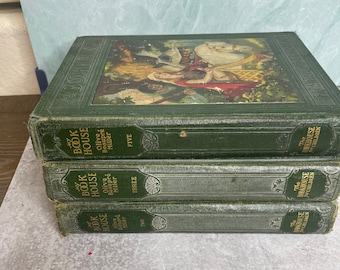 Antique 1920s Book Set My BookHouse Book House Olive Beaupre Miller Volumes 2, 3, 5 Children's Books