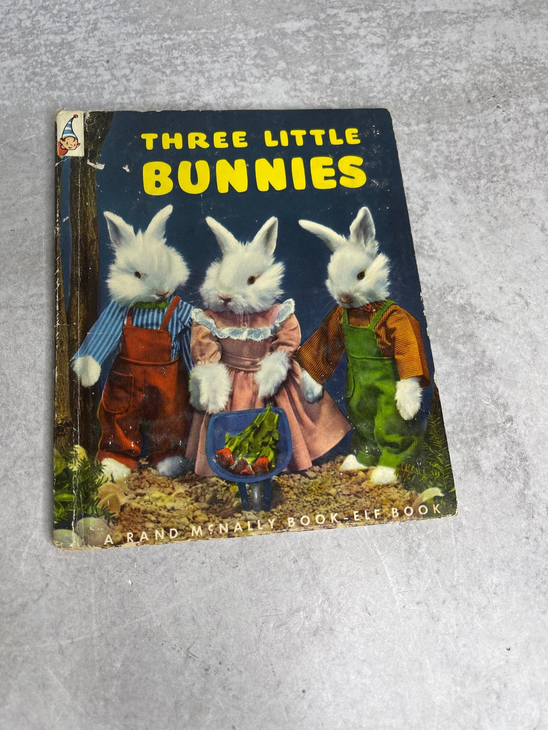Vintage 1953 Three Little Bunnies Hardcover Book Rand Mcnally Ruth ...