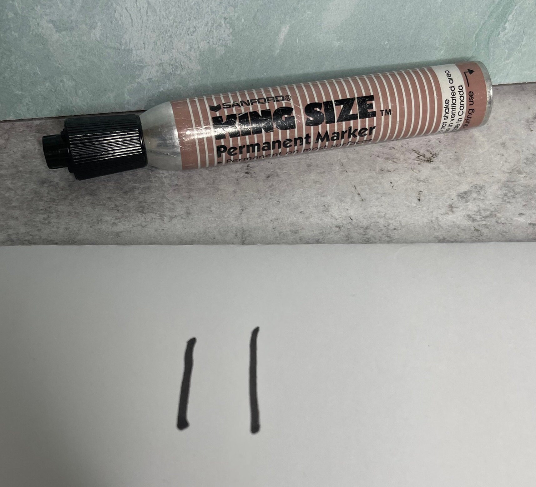 Vintage Sanford King Size Marker Black 15000 Xylene Smelly - Main Image