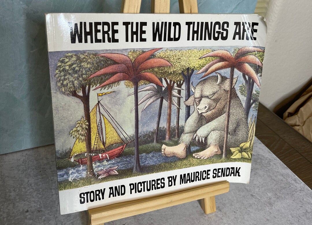 Vintage 1988 Where the Wild Things Are Book by Maurice Sendak Softcover ...