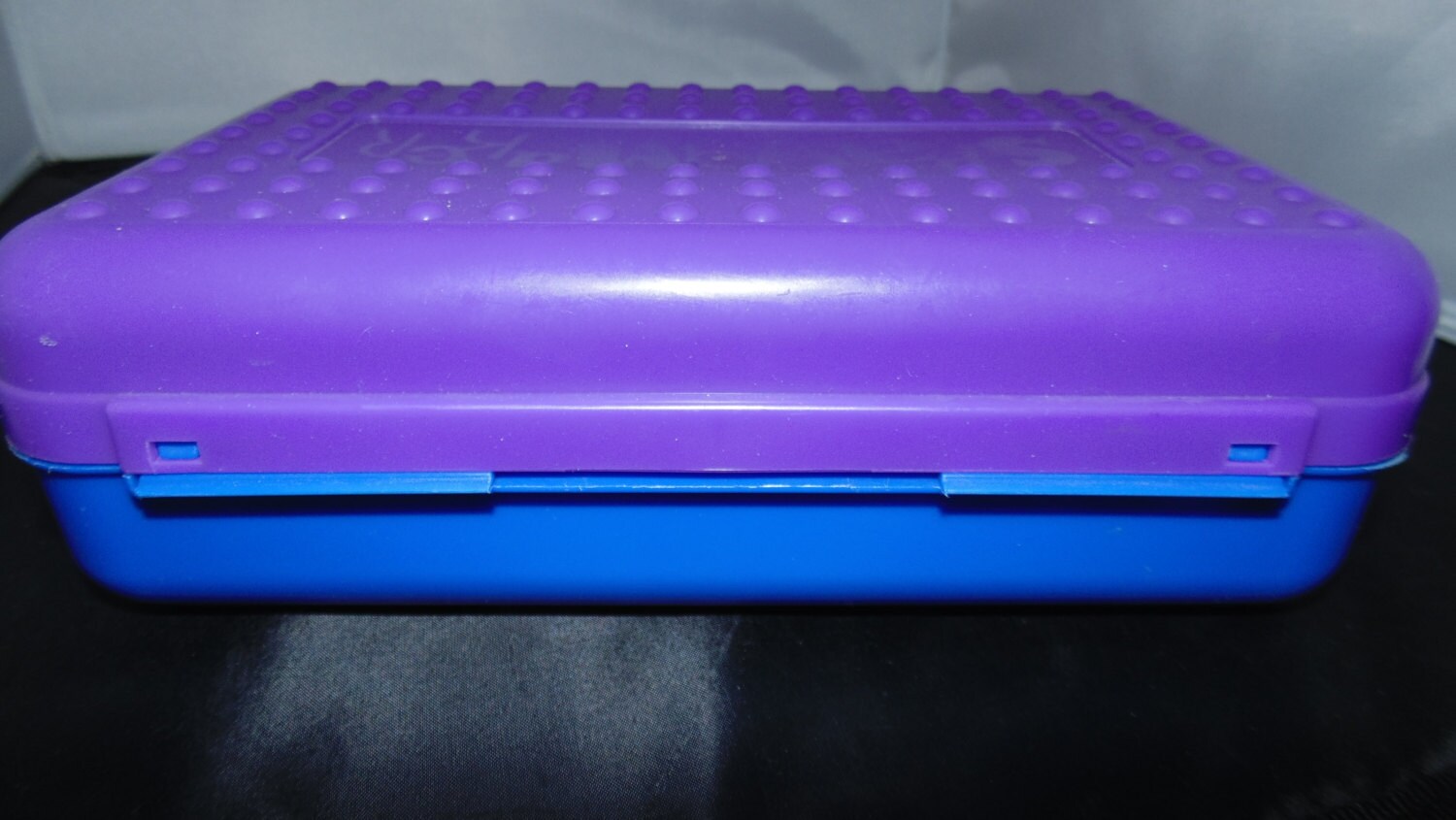 Spacemaker Coloring Box Vintage Spacemaker School Box Pencil Arts Crafts 1990s Bright Purple ...