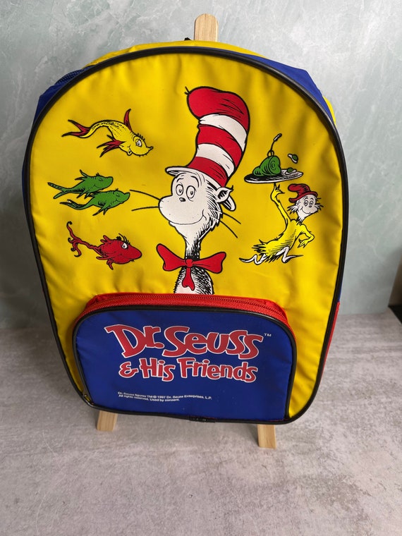 Vintage 1997 Dr Seuss & his Friends Kids youth Bac