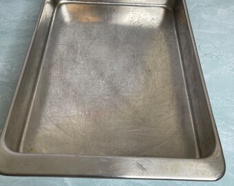 Vintage Revere Ware 4 Quart #2522 Lasagna Casserole Pan 13x9x2 Stainless Steel Baking Korea