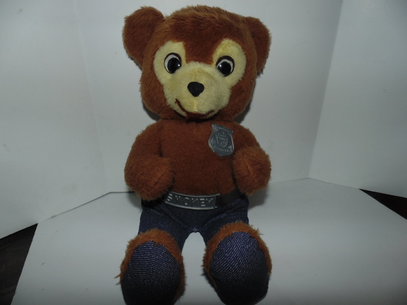 1960's smokey the bear stuffed animal