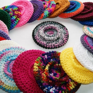 Doll Beret Tam Hat Hand Crocheted Accessory Doll Clothing Slouch Hat