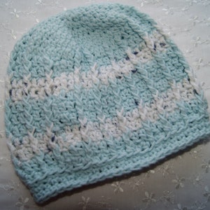 Crochet Baby Boy Beanie: Handmade Striped Infant Hat (9-18 Months) image 6
