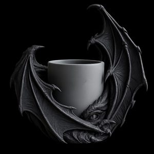 Dragon Planter STL | Fantasy Gothic Succulent Pot (Digital Download)